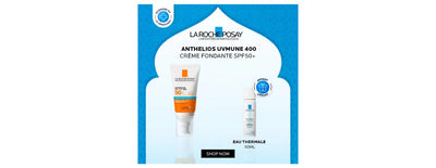 La Roche-Posay Anthelios Crème Fondante UVMUNE 400 SPF50+ 50ml + Eau Thermale 50ml Offerte