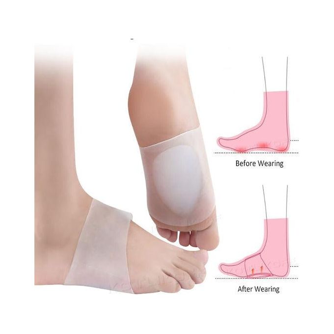 Semelles en Silicone avec Coussinet en Gel – Confort & Soutien au Quotidien