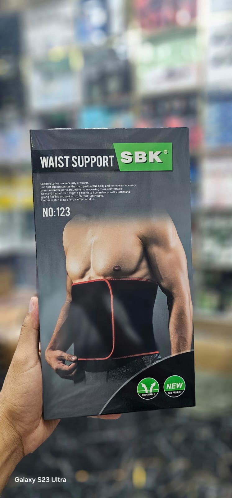 Ceinture de Soutien Thermique SBK Waist Support