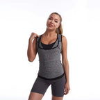 Short de Sudation Thermique Femme – Gris