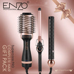 Pack ENZO EN-3311 – Brosse, Lisseur & Boucleur