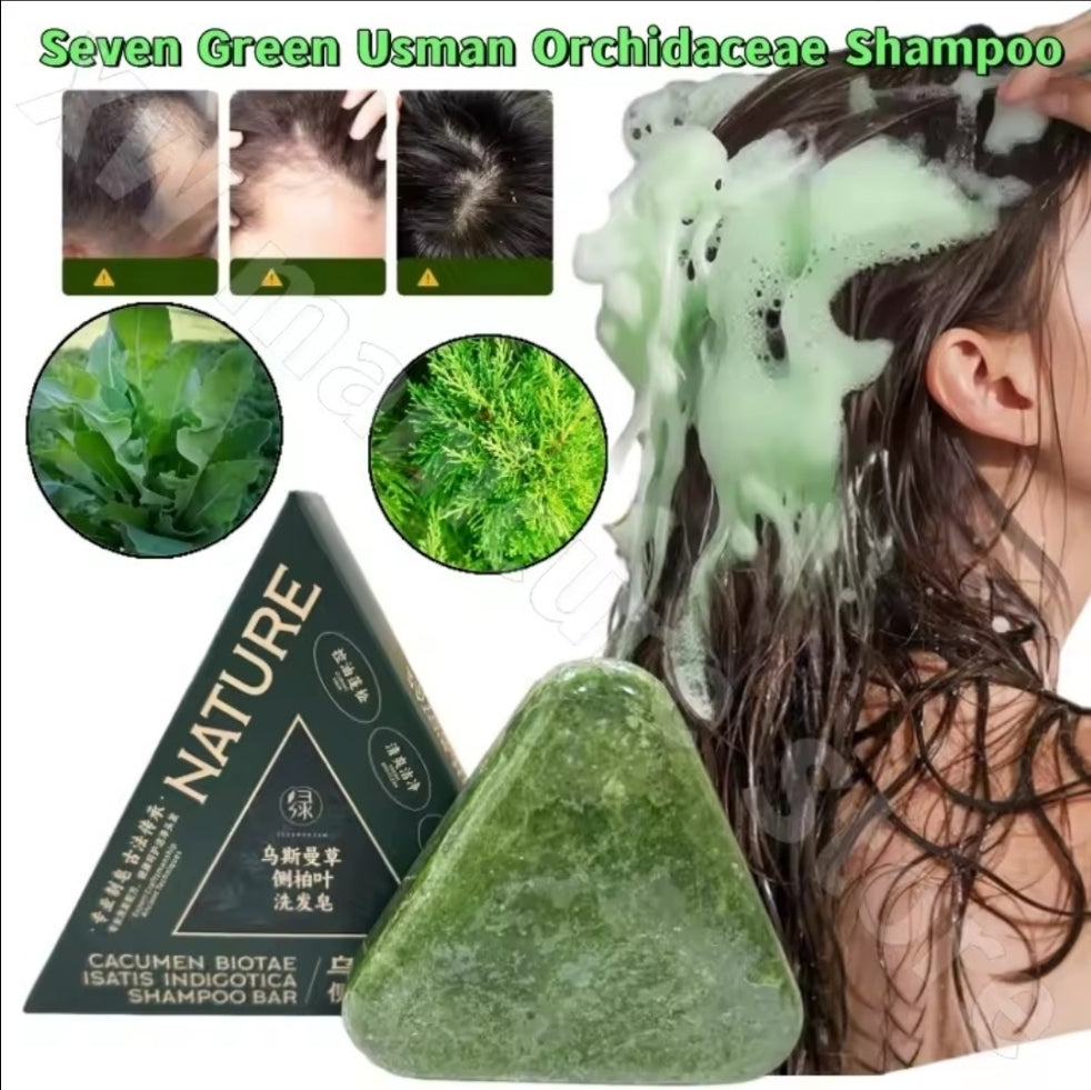 Savon Shampoing Seven Green Cyprès – Anti-Chute