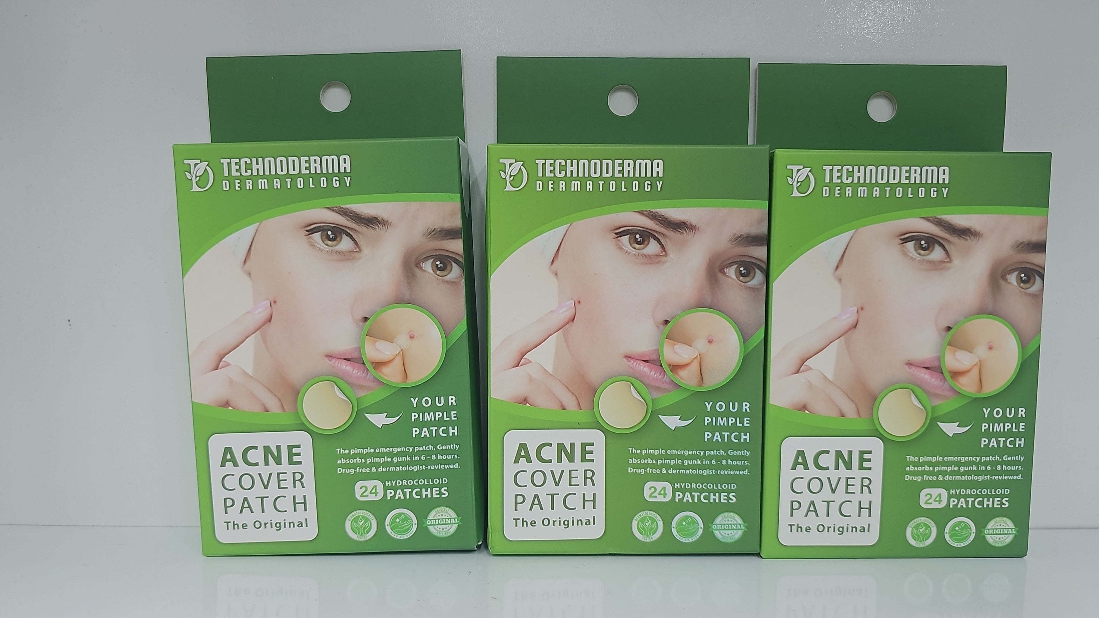 Patchs Anti-Boutons Acne Cover (Lot de 24)