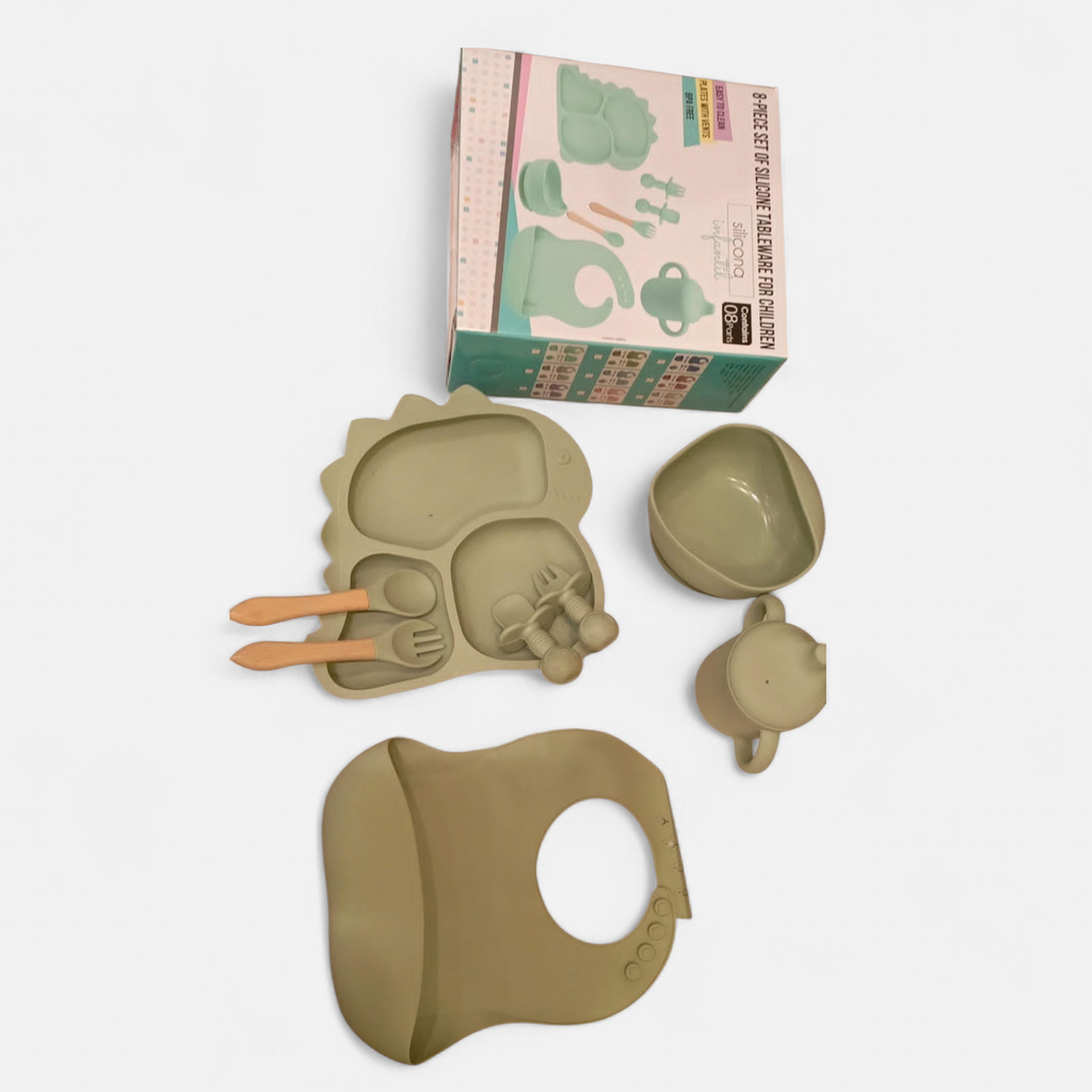 Set Repas Bébé en Silicone