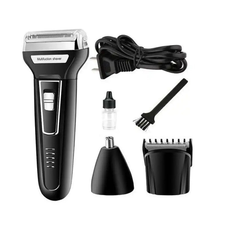 Rasoir Nikai NK-7107 USB 3-en-1 – Polyvalence & Précision