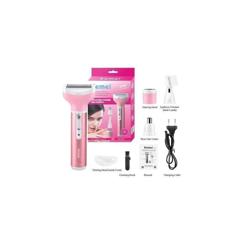 Tondeuse Pro Kemei KM-6637 Rechargeable 4-en-1