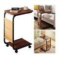Table Pliante pour PC Portable – Bureau Mobile avec Roulettes