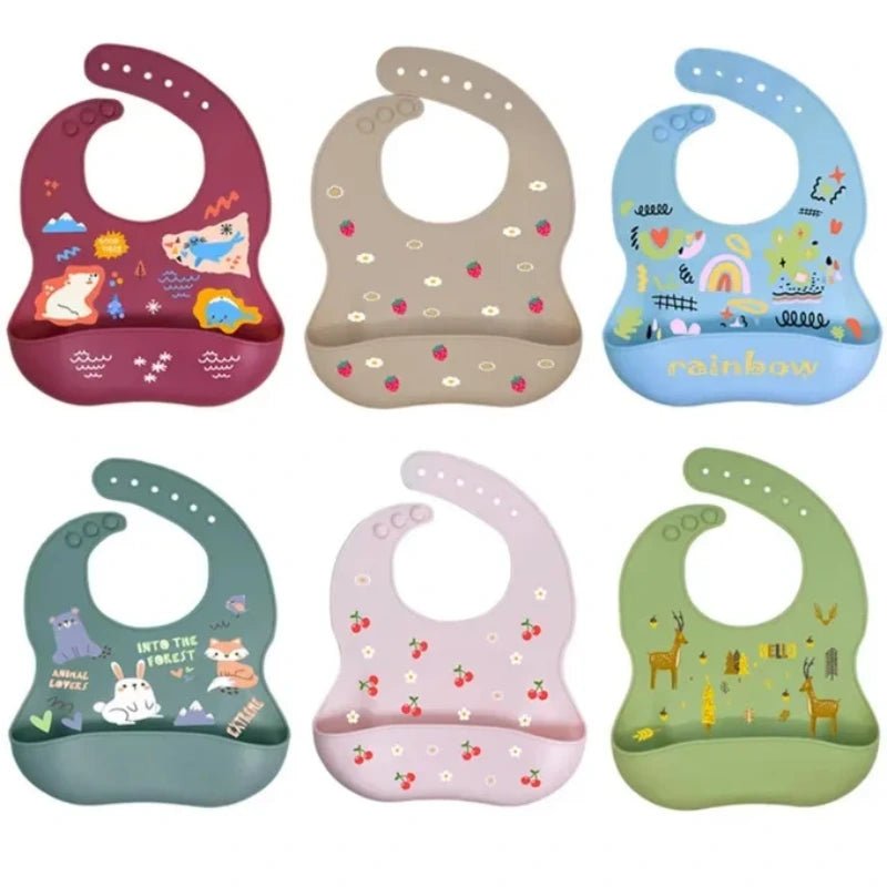 Pack Protection Bébé 3-en-1 : Casque, Genouillères, Bavoir