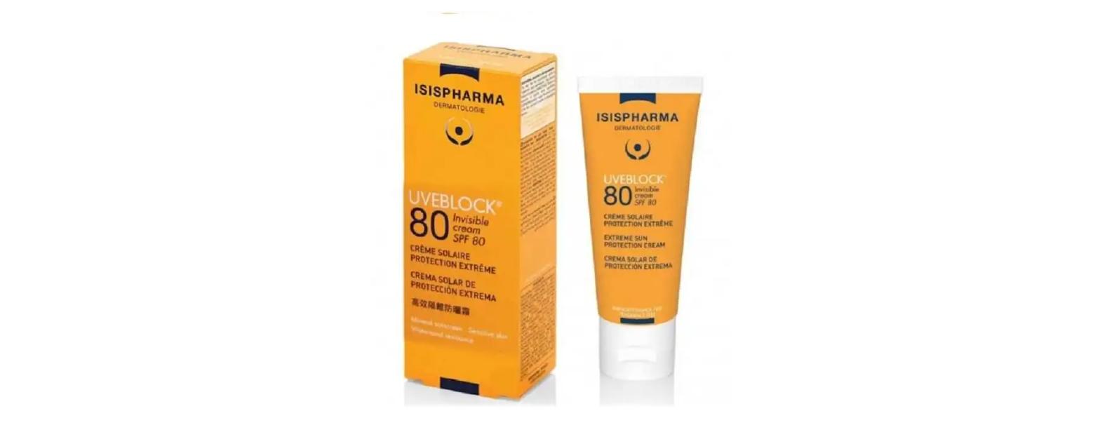 Soin Solaire ISISPHARMA Uveblock SPF80 40ml